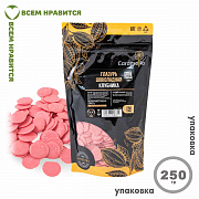 купить Глазурь шоколадная ДРОПСЫ розовые "Клубника" 250 гр  в интернет-магазине
