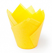 купить Форма  "Экопак" 715050PGR_R форма для выпечки Тюльпан 150/50 (16х200шт)желт.  в интернет-магазине
